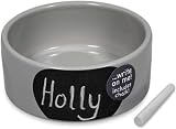 Petface Ceramic Chalkboard Dog Bowl 20cm Personalised Food Water