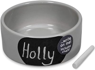 Petface Ceramic Chalkboard Dog Bowl 20cm Personalised Food Water