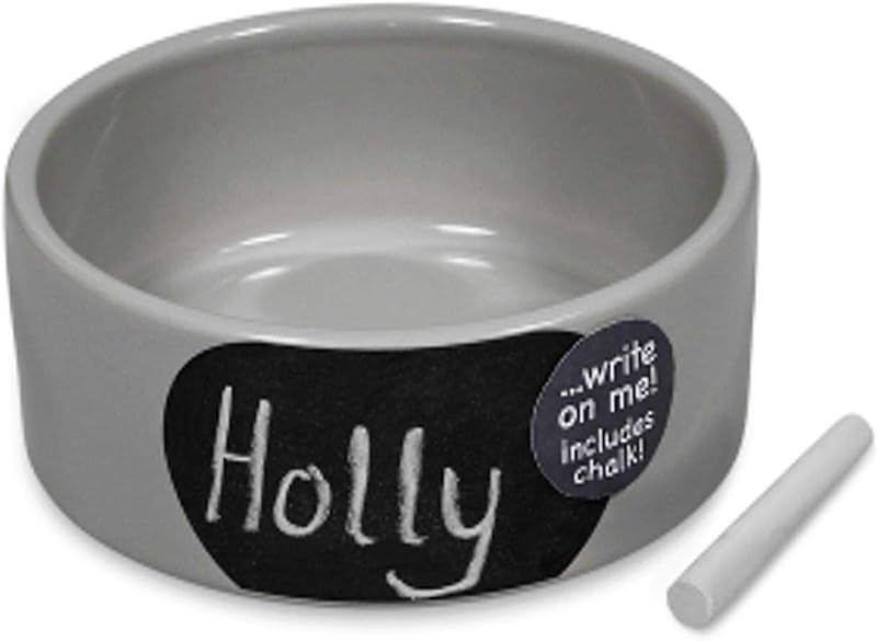 Petface Ceramic Chalkboard Dog Bowl 20cm Personalised Food Water