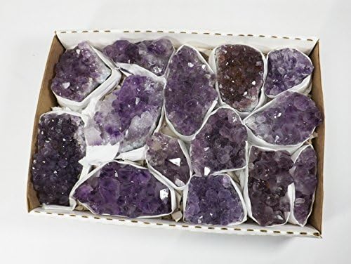 Box of Amethyst Cluster Geode - Natural Untreatment From Brazil (Lot5)