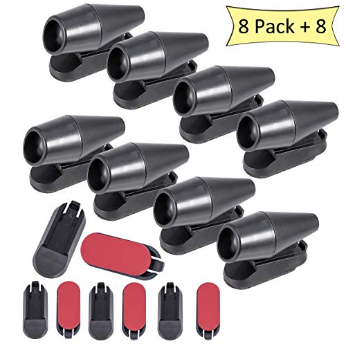 BingSnow 8 Pack Deer Whistles, Deer Whistles Use for Car Vehicles SUV Truck Motorcycle ATV with 8 Pack Extra Bases (Carry Product Instruction)