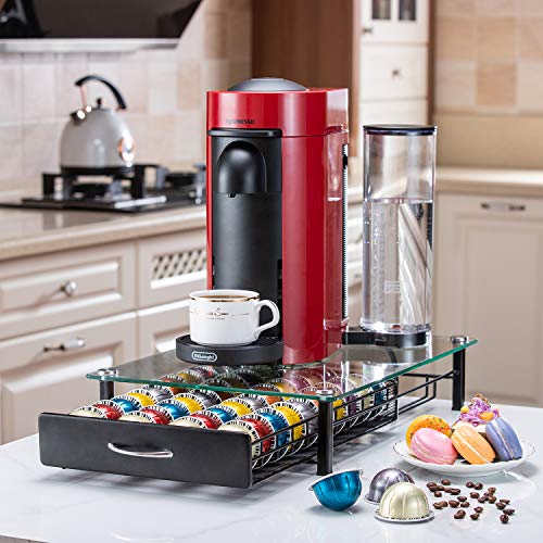 FlagShip for Nespresso Pod Holder Drawer Coffee Pod Organizer Storage