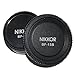 Pixel BF-1A Lens Rear Plus Camera Body Cap for Nikon D90 D7000 D5000 D3100 D3000 D700 D200 D3 D2 D80 Nikkor Lenses,etc.