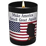 Donald Trump-Make America Smell Great Again -MAGA- 11 oz Natural Soy Hand Poured Candle Made in The USA