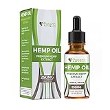 Hemp Oil Drops :: Supports Anti-Anxiety and Stress Health :: Natural Potent Drops :: Packed with Omega 3 & 6 Fatty Acids :: 1 Fl Oz. (30ml) 1 Month Supply :: CBD Free :: Potent Naturals