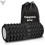 Forbidden Road Foam Roller Muscle Roller 4 Colors with Massage Acupressure Exercise Core Therapy Roll Tool with Bi-directional Zone for Spine Comfort Muscle Massage and Deep Tissue Trigger Provided