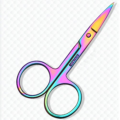 WOKOTO Colourful Eyelash Curler With Silicone Refill Pads Curling Eyelashes Kit With Colourful Scissors And Rose Gold False Eyelashes Applicator Tweezers Set