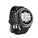 Smart Watch,Outdoor sports running IP68 waterproof The treadmill Watch with Global PositioningThe System,Heart Rate,Compass,Pedometer for IOS Iphone,Android (Iron gery-80C)