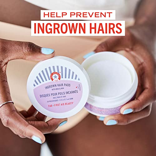 First Aid Beauty Ingrown Hair Pads with BHA & AHA Daily Treatment