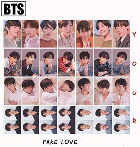 Kpop BTS Love Yourself Tear Paper Lomo Photo Cards JIN SUGA V Photocard Poster (O+R+U+Y)