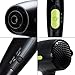 Professional Folding Blow Dryer for Travel 1300 to 1500W Negative Ion Hair Dryer Dual Voltage Lightweight,Mini 9x10 Inch Size (Black), Mothers Day Gifts for Women,Green(Not Include Cool Shot Button)