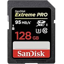 SanDisk Extreme PRO 128GB up to 95MB/s UHS-I/U3 SDXC Flash Memory Card - SDSDXPA-128G-G46