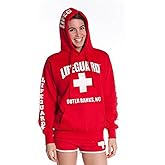 LIFEGUARD Officially Licensed Ladies Outer Banks Printed Pullover Hoodie | Womens Hooded Sweatshirt