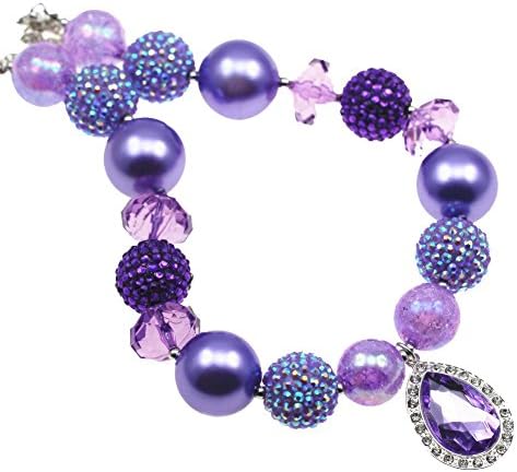 Fenlan Sofia the First Bubblegum necklace. Princess necklace Birthday gifts