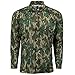 Mossy Oak Men's Camo Lightweight 1/4 Zip Hunting Shirt