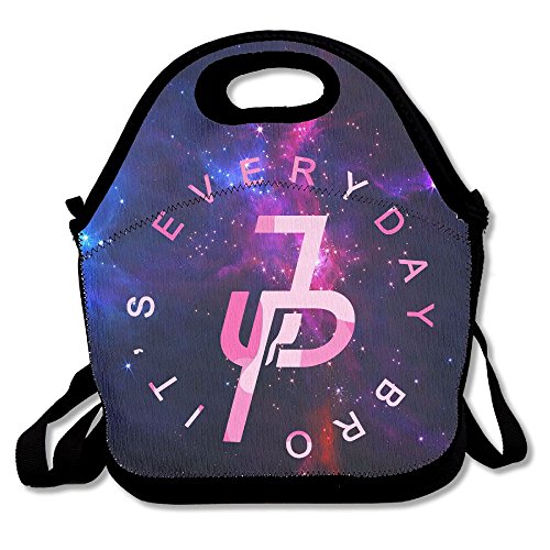 Jake Paul It's Every Day Pink Lunch Bag Tote Lunchbox With Handle Strap