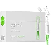 BACHERI Hydrating & Anti-Aging Ampoules Serum - Apple Stem Cell & Tremella Mushroom Extract and Collagen - Deep Hydration, Anti-Wrinkle, Skin Firming & Revitalizing, For All Skin Types, 30 Pcs/Box