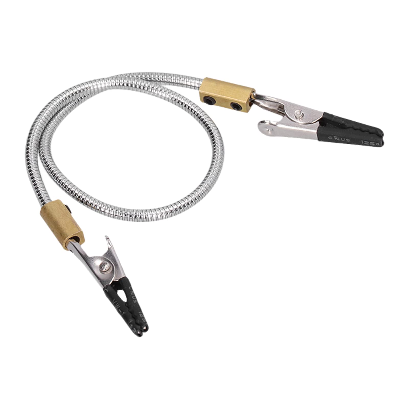 Dual Clip Helping Hands Soldering Welding DIY Tool with Rubber Sleeve, Universal PCB Electronic Welding Clamp for Photo Clip, Reminder Clip, Note Clip, Auxiliary Welding Clip