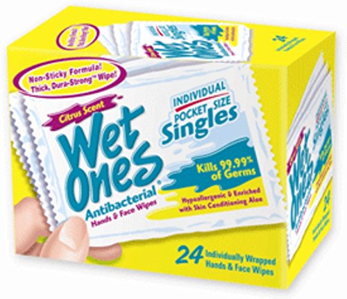 Wet Ones 24ct Citrus Size 24ct Wet Ones Citrus Scent Antibacterial Wipes Singles 24ct