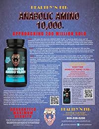Healthy &apos;n Fit anabolizante 10000 180t, aminoácidos Botella