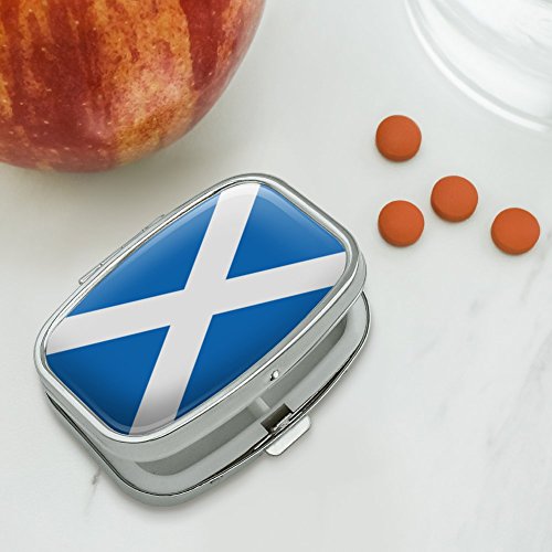 Scotland Scottish Country Flag Rectangle Pill Case Trinket Gift Box