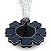 FEELLE Solar Powered Fountain Pump,1.6W Bird Bath Fountain Pump Kit for Birdbath Pond Garden and Patio