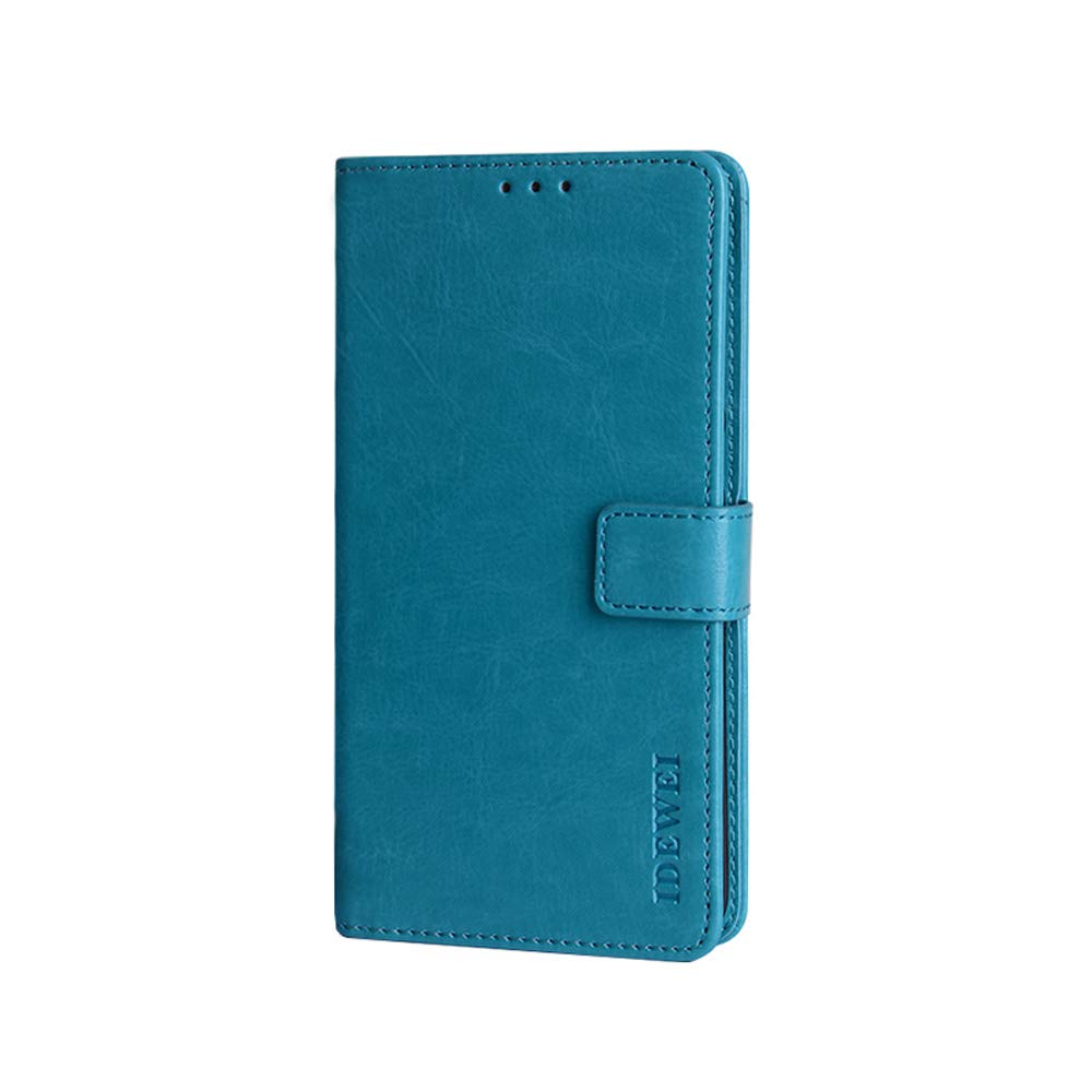 COQUE iPhone 12 mini Case,Leather Flip Wallet with Card Slot for Apple iPhone 12 mini-SkyBlue