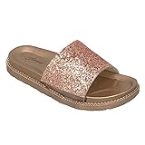 Forever Link Glitter Slide in PVC Molded Footbed