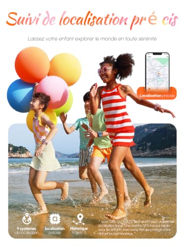 imoo Z3 Montre Connectée Enfant 4G avec Carte SIM : Traceur GPS Enfant Précis, Appels Vidéo HD, SOS, Étanche IP68 et Mode Classe - Smartwatch Enfant Fille Garçon