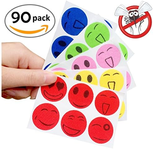 Ambipolar Mosquito Repellent Patches, 90 Stickers, 100% Natural Oil, Deet Free NON TOXIC Summer Insect Patches, Mosquito and Insect Repellent Stickers, Pest Control For Kids and Baby