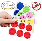 Ambipolar Mosquito Repellent Patches, 90 Stickers, 100% Natural Oil, Deet Free NON TOXIC Summer Insect Patches, Mosquito and Insect Repellent Stickers, Pest Control For Kids and Baby