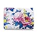 Coldel MacBook Pro Retina 13 Case Floral Pattern Rubberized Hard Case and Keyboard Cover for MacBook Pro 13.3