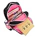 Mysticbags Cat Face Girls Backpack Kids School Bookbag for Primary Students Black, Medium