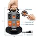 Power Strip Smart 6 Outlet 4 USB Output 6 Feet Cable Socket,Costech Handle Vertical Multiple Surge Overload Protection for Iphone,Samsung, More Electronic Devices