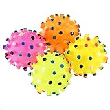 1 pc New Pet Dog Puppy Cat Funny Giggling Squeaky Squeaker Quack Sound Tugging Chewing Ball Toys Pet Accessories Gifts