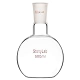 StonyLab Borosilicate Glass Heavy Wall Single Neck