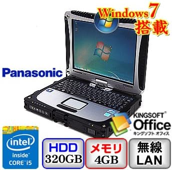 Amazon 中古ノートパソコン Panasonic Toughbook Cf 19 Cf 19aw1ads Windows7 Professional 64bit Core I5 2 5ghz 4gb 3gb ドライブ なし 10 1インチ B0608n124 パナソニック Panasonic ノートパソコン 通販