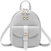 NUWA Mini Backpack Purse for Women Small Backpack for Teen Girl Gifts Trendy Stuff Cell Phone Purse Crossbody Wallet Lightweight Pouch Bag (Grey1)