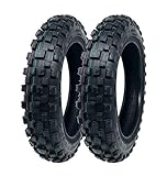 Mini Dirt Bike Tire 2.50-10 Front or Rear Tube Type Off Road Motocross Pattern - SET OF TWO