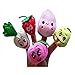 Acetoy Finger Puppet Set, Fruits and Vegetables Soft Finger Puppets Educational Toys for Baby Story Time, Shows, Playtime, Schools
