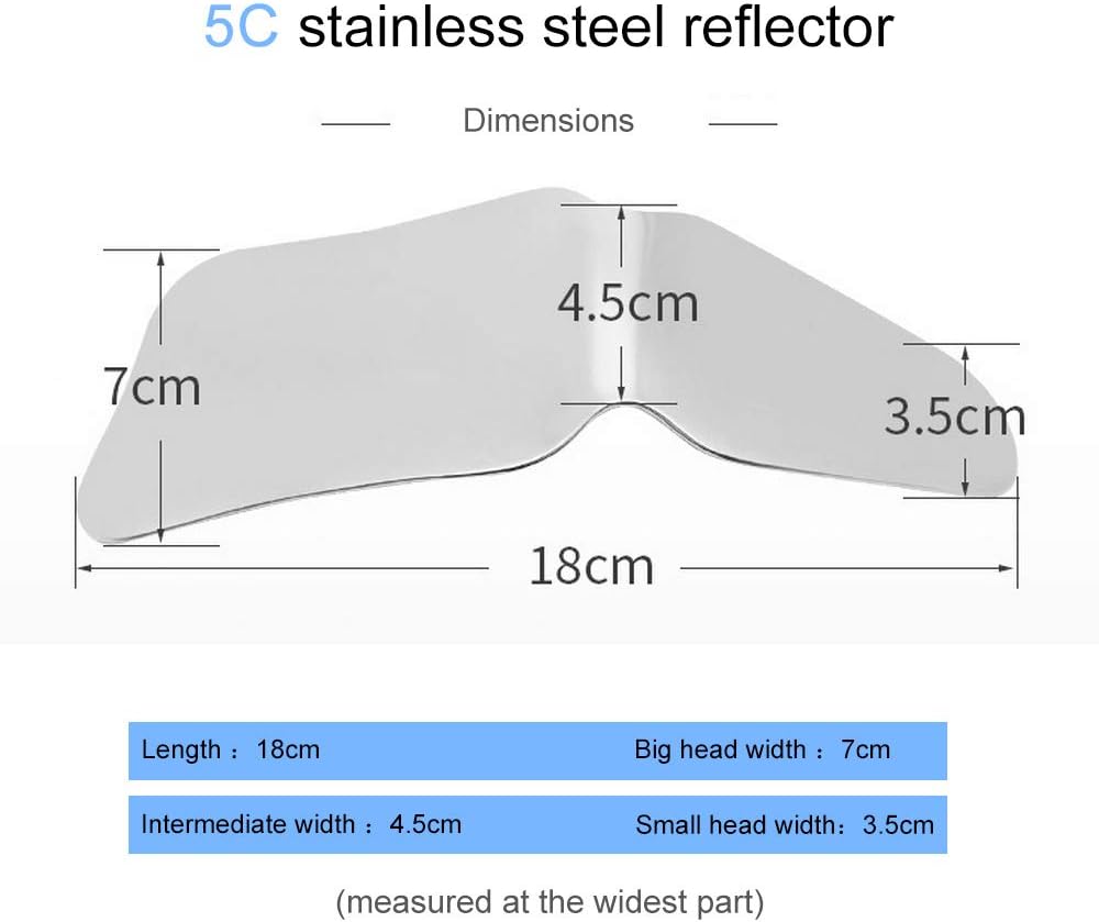 Autoclavable Double-Side Intra-Oral Orthodontic Reflector New Dental Stainless Steel Photography Mirrors 5B/5C