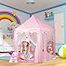 Beebeerun Princess Tent Kids Playhouse Indoor and Outdoor Hexagon Pink Castle Play Tent for Girls