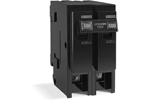100A 2 Pole Circuit Breaker Compatible with Homeline Electrical Panel and CSEDs with 2 Spaces,100A,120/240V,365 Days Warrenty