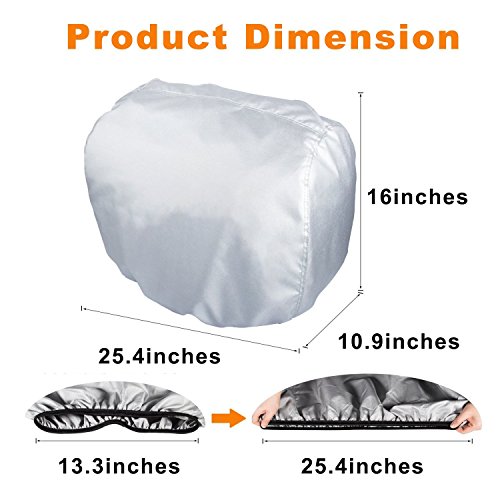 Opall Generator Cover for Honda Eu2000i Eu2200i, All Season Outdoor Storage Cover,Protect Against Dust, Debris, Rain Weather - Thumbnail 4