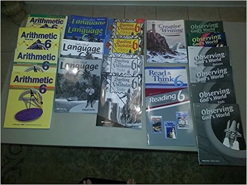 Abeka Complete Student Teacher 6th Grade Curriculum Set Abeka Academy 0000075213008 Amazon Com Books