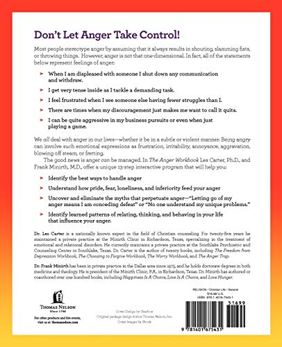 The Anger Workbook: An Interactive Guide to Anger Management