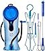 2L Hydration Bladder > BPA Free Water Bladder for Hydration Backpack < Leak Proof Water Reservoir, Large Opening, Tasteless TPU Material, Quick Release Insulated Tube, On/Off Valve, Soft Bite with Cap