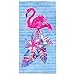 Softerry Flamingo Beach Towel 30 x 60 inches 100% Cotton (Pink Flamingo, 30