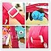 Cafurty kids Purse Cute 3D Cat Design Children Cartoon Messenger Bag Kids Shoulder Bag Crossbody Handbag - Yellow