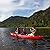 Lifetime Kodiak Canoe with 2 Paddles, Red, 13'